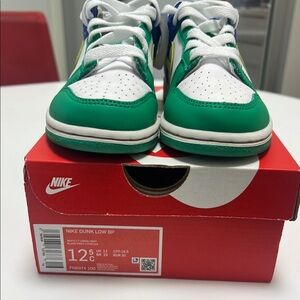 Nike Kids Dunk Low BP Green Shoes